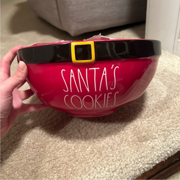 Rae Dunn Other - Rae Dunn Santa’s Cookies Ceramic Mixing Bowl